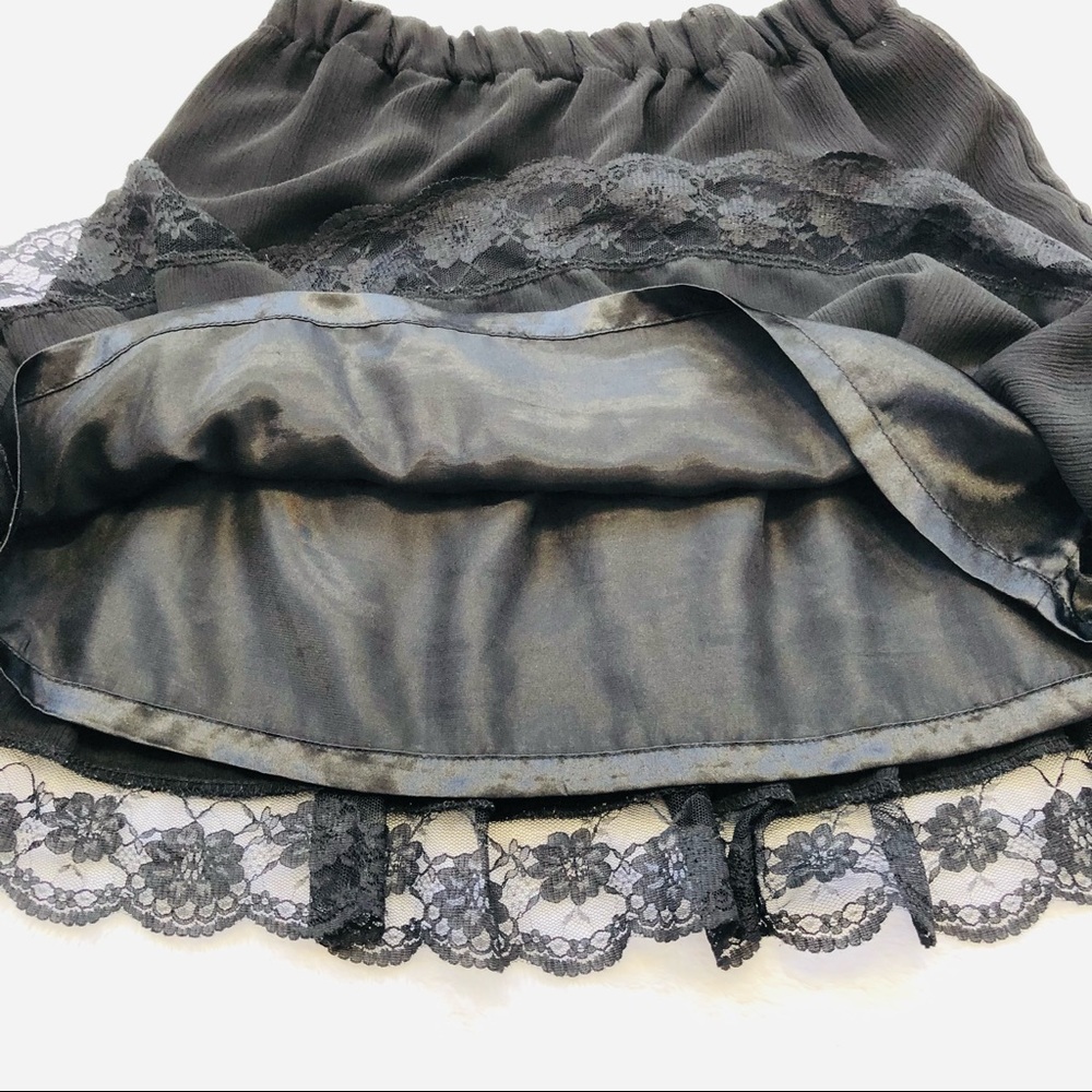 Colza, Lace Trim Skirt, Size Large - Picture 7 of 15